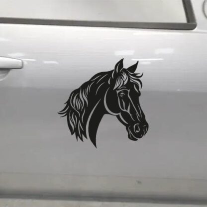 Sticker Autocollant cheval equide animaux  ANX21016