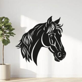 Sticker Autocollant cheval equide animaux  ANX21016