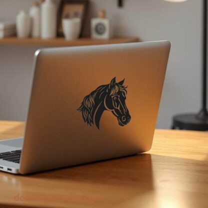 Sticker Autocollant cheval equide animaux  ANX21016