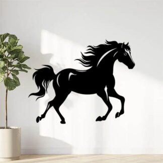 Sticker Autocollant cheval equide animaux  ANX21022