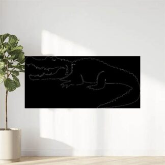 Sticker Autocollant crocodile lezard animaux  ANX21241