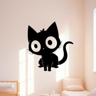 Sticker Autocollant chat halloween animaux  ANX61