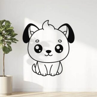 Sticker Autocollant chien animaux  ANX72