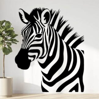 Sticker Autocollant zebre animaux  ANX86