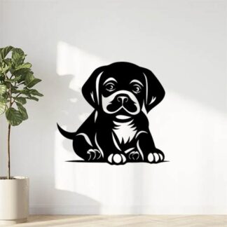 Sticker Autocollant chien mignon animaux  ANX87