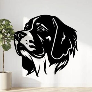 Sticker Autocollant chien de berger animaux  ANX97