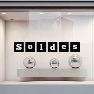 sticker autocollant Solde vitrine 4 ARR9Q