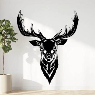 Sticker Autocollant chasse cerf animaux  AS160