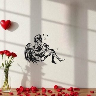 Sticker Autocollant coeur amoureux couple love  AS161