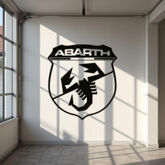 Sticker Autocollant abarth fiat auto  AUT0912