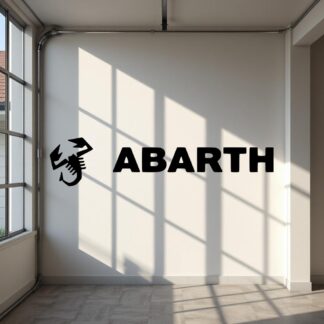 Sticker Autocollant abarth fiat auto  AUT0913