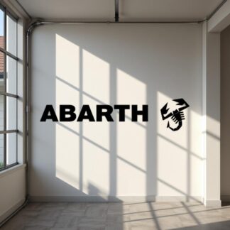 Sticker Autocollant abarth fiat auto  AUT0914
