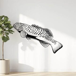 Sticker Autocollant poisson truite Pêche AV187290