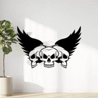 Sticker Autocollant ailes skull AVw187328