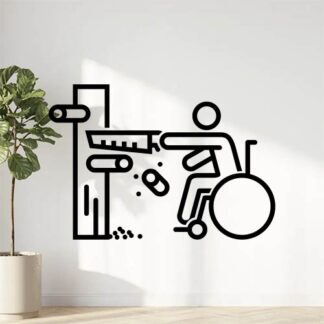 sticker autocollant handicap 4 AZFEL