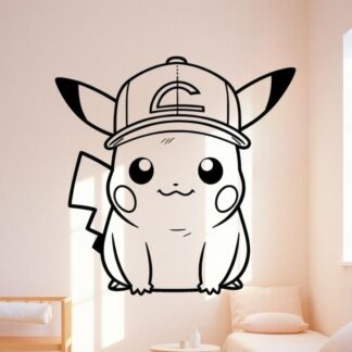 sticker autocollant Pokemon pikachu manga 4 B7ESV