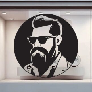 Sticker Autocollant barbier metier  BB21