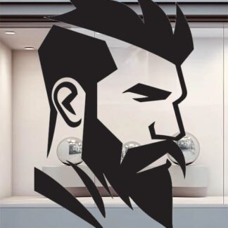 Sticker Autocollant barbier metier  BB23