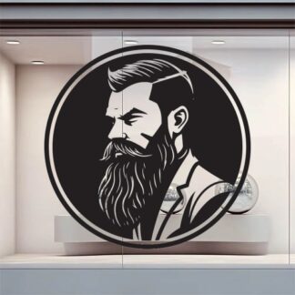 Sticker Autocollant barbier metier  BB26