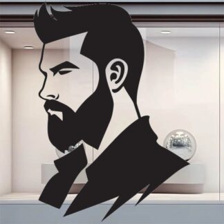 Sticker Autocollant barbier metier  BB28