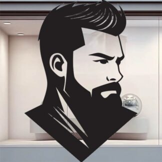 Sticker Autocollant barbier metier  BB29