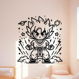 sticker autocollant manga dragon-ball 7 BOWN1