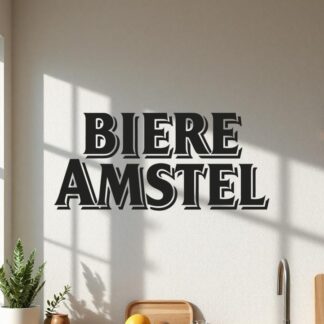 Sticker Autocollant amstel boisson brand  BR0909