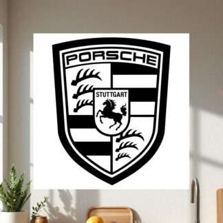 Sticker Autocollant porsche brand logo  BRD09