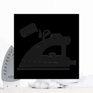 Sticker Autocollant fer a repasser buanderie  BU200677