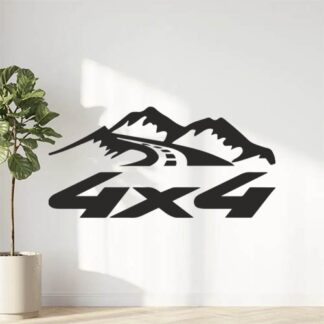 Sticker Autocollant  4x4 route