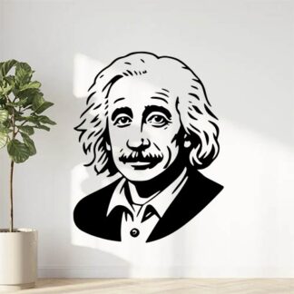 sticker autocollant célébrité Albert_Einstein 4 CH3KZ