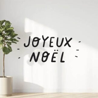 Sticker Autocollant joyeux_noel citation  CI014