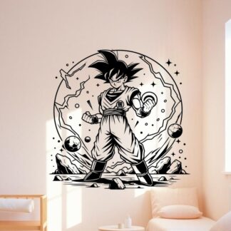 sticker autocollant manga dragon-ball 7 CPRWL