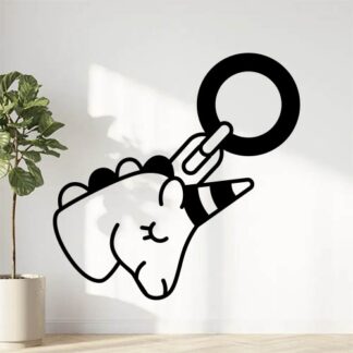 sticker autocollant licorne équidé cheval animaux 3 CXUUT