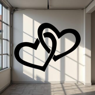 Sticker Autocollant Coeur Tribal