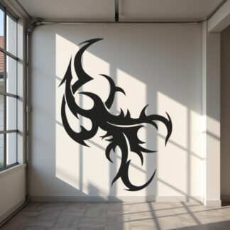 Sticker Autocollant Scorpion Tribal