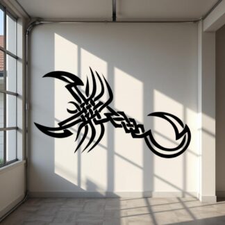 Sticker Autocollant Scorpion Tribal