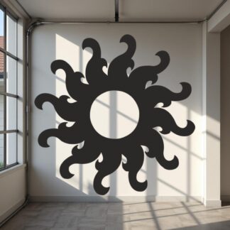 Sticker Autocollant soleil tribal