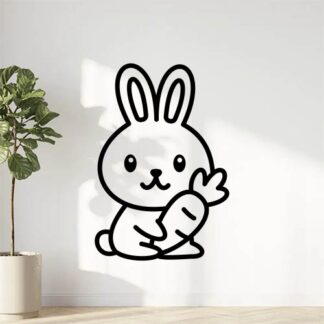 sticker autocollant animaux lapin 8 DCUBI