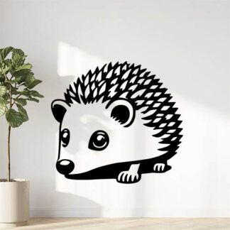 sticker autocollant hérisson animaux 2 DCZHL