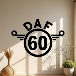 Sticker Autocollant  daf 60 camion disque limitation  DLC547885