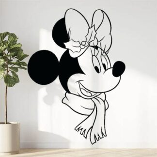 Sticker Autocollant minnie noel disney  DM54491