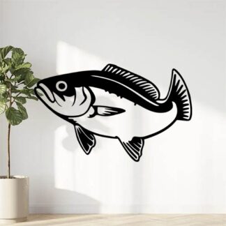 sticker autocollant poisson pêche pêcheur 1 DQDSE