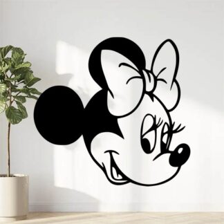 Sticker autocollant tête de Minnie 2