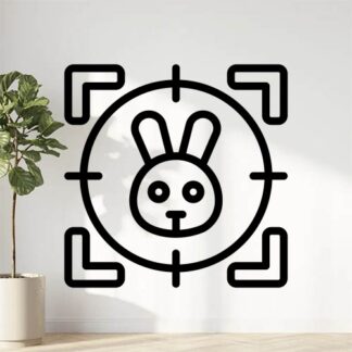 sticker autocollant animaux lapin 4 DYXPR