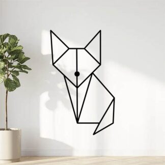 sticker autocollant animaux renard origami 1 E2MFO