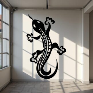 Sticker Autocollant Lezard margouilla Tribal