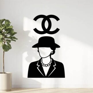 Sticker autocollant Chanel décoration decostickerstore - ECTQ30