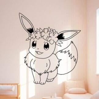 sticker autocollant Pokemon manga evoli 1 EMBHT