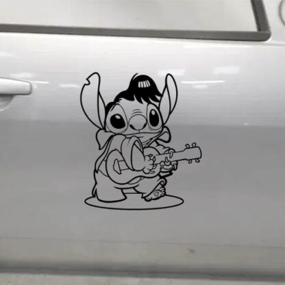 Sticker Autocollant stitch disney guitare hero  EN550